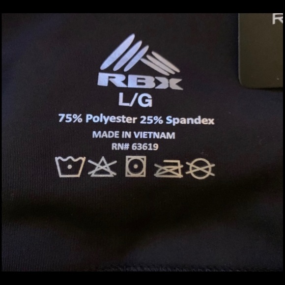 🆕*RBX High Rise Active Wear Leggings•Ankle Length•Thigh Pocket •Compression•Dry - Picture 10 of 16